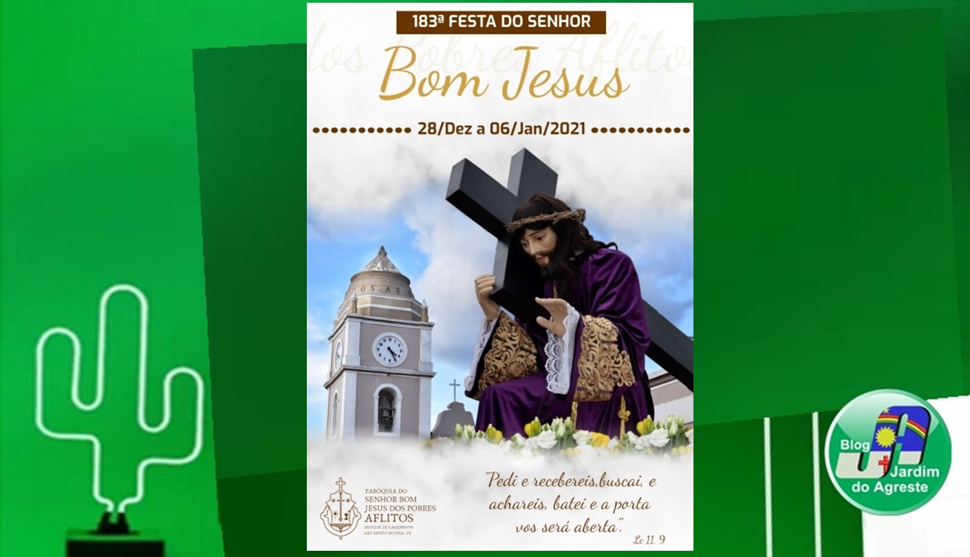 Lançamento Oficial da Festa do Bom Jesus acontecerá em Coletiva de Imprensa  realizada neste fim de semana - Jardim do Agreste
