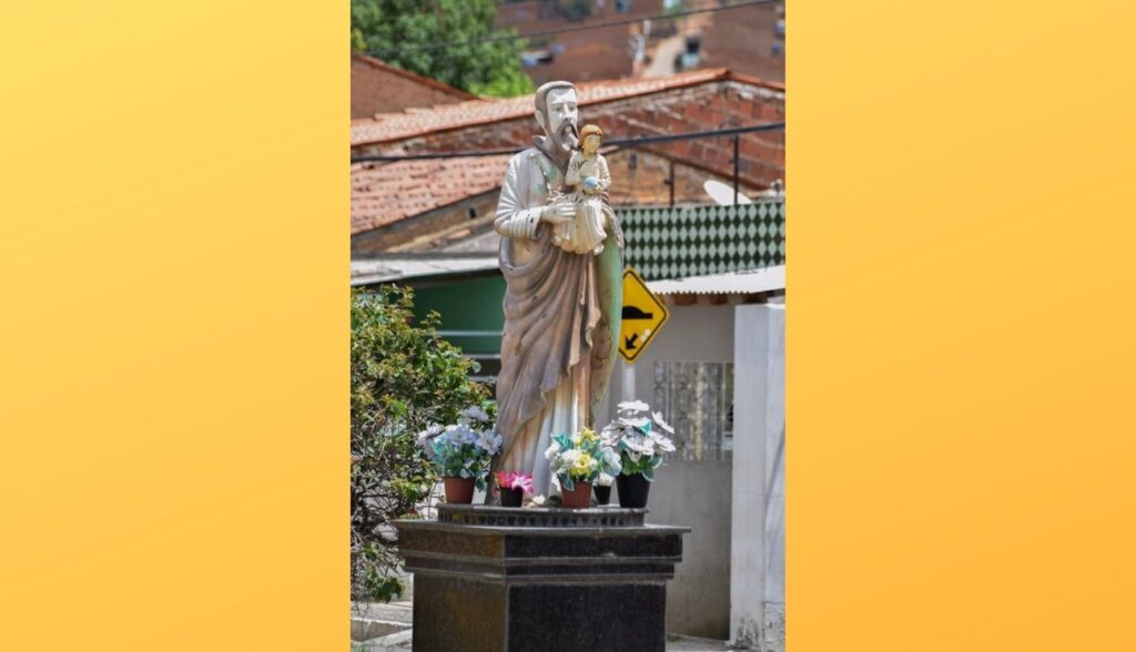 Estátua de São José será restaurada pela secretaria de cultura de Brejo da Madre de Deus