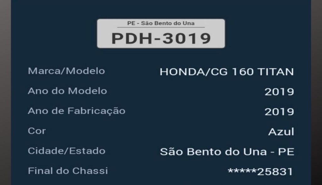 Criminosos armados roubam moto na zona rural de São Bento do Una