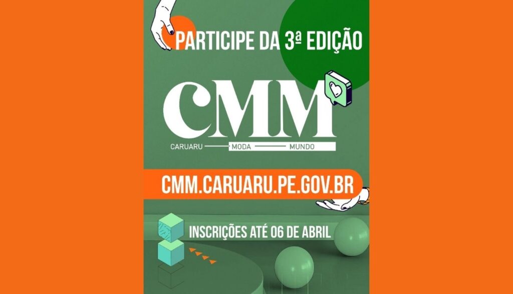 Inscrições abertas para 3ª edição do Caruaru Moda Mundo