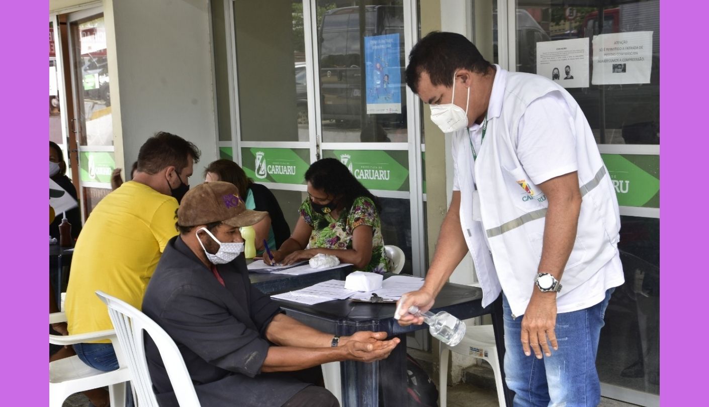 Prefeitura de Caruaru segue realizando testagem rápida de Covid-19 em feirantes e clientes da Ceaca