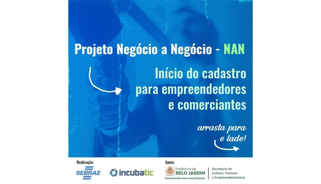 Secretaria de Cultura abre inscrições para o ‘Projeto Negócio a Negócio’