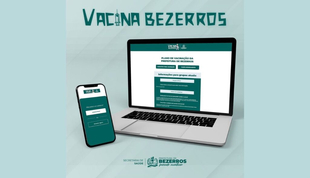 Prefeitura de Bezerros lança aplicativo e site para vacinação contra a covid-19 no município