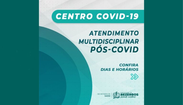 Centro Covid-19 oferece atendimento multidisciplinar para pacientes pós-covid em Bezerros