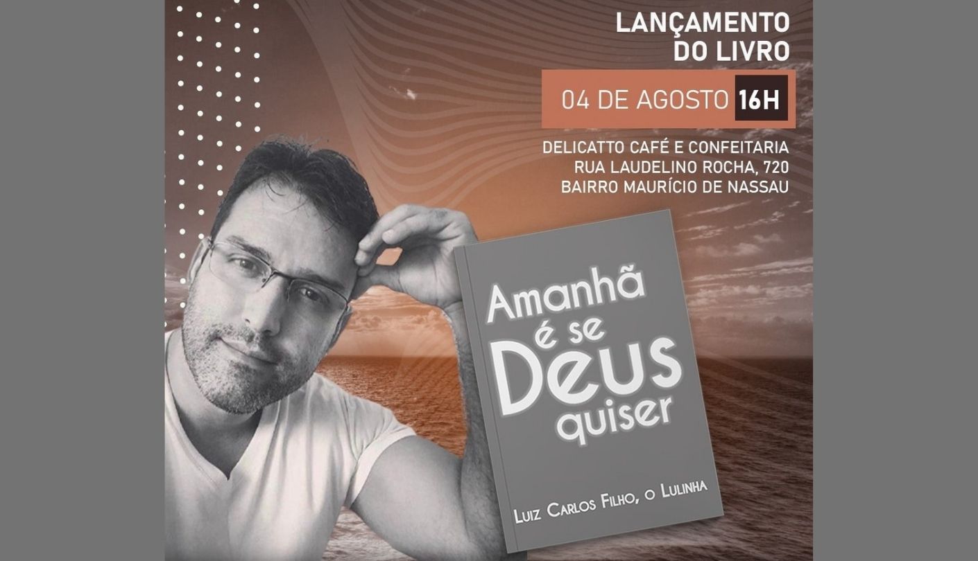Escritor e empresário Lulinha lança livro 'Amanhã é se Deus Quiser', em Caruaru