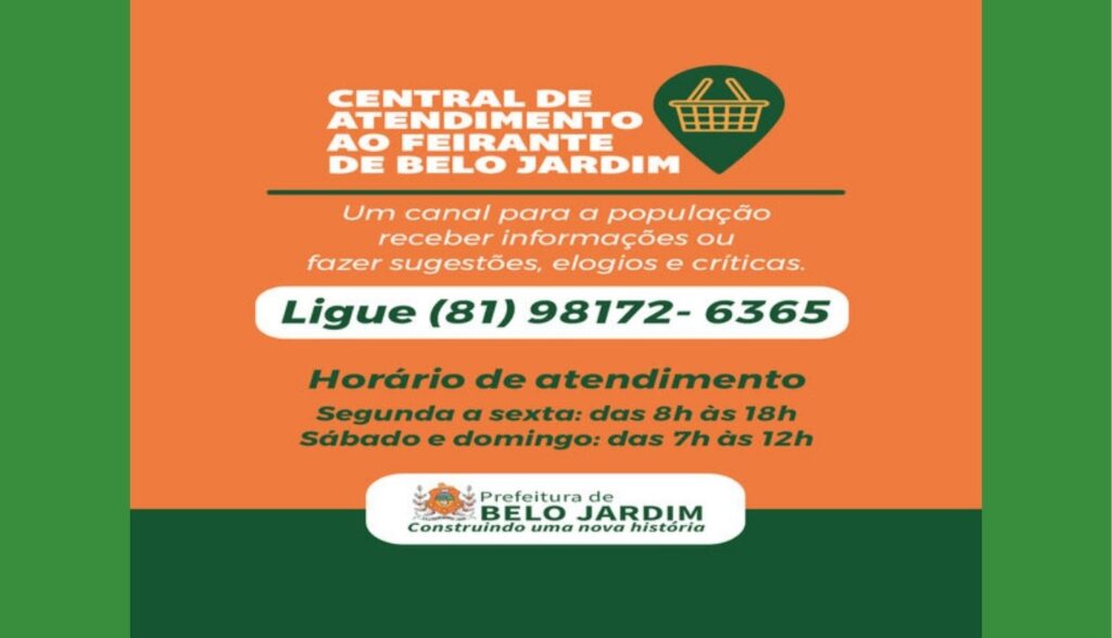 Secretaria de Agricultura cria ´Central de Atendimento ao Feirante´; confira