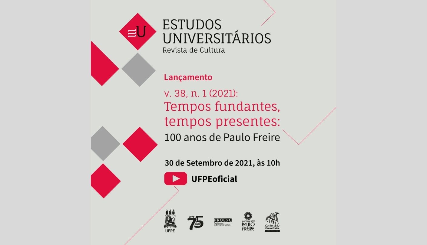 UFPE lança número especial da revista Estudos Universitários sobre Paulo Freire