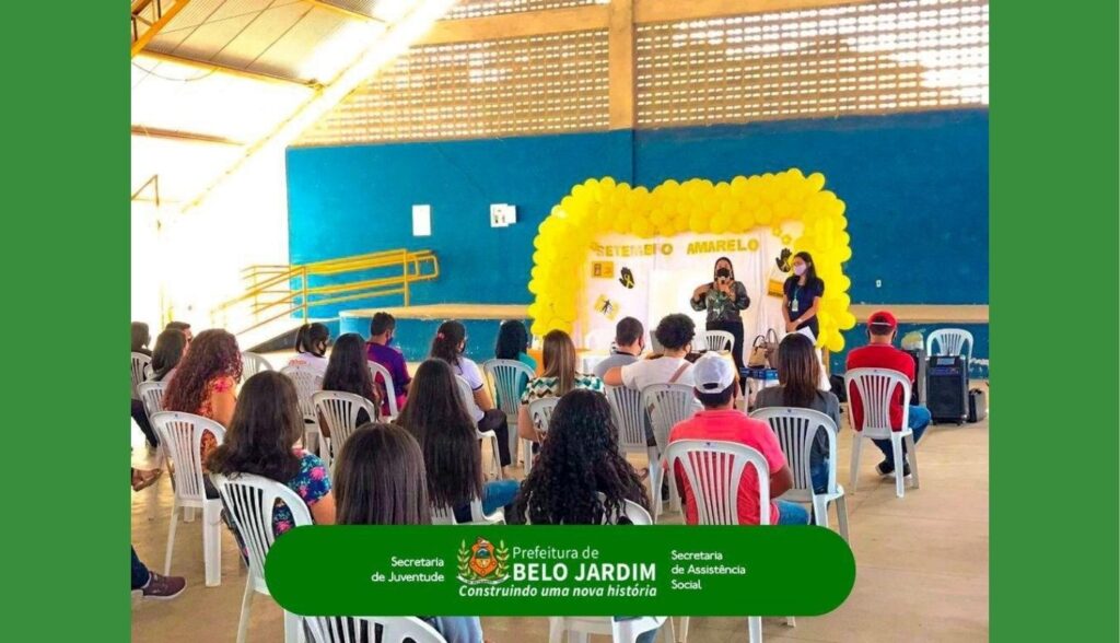 Secretaria de Juventude promove em escolas a campanha “Falar é a melhor solução”, alusiva ao Setembro Amarelo