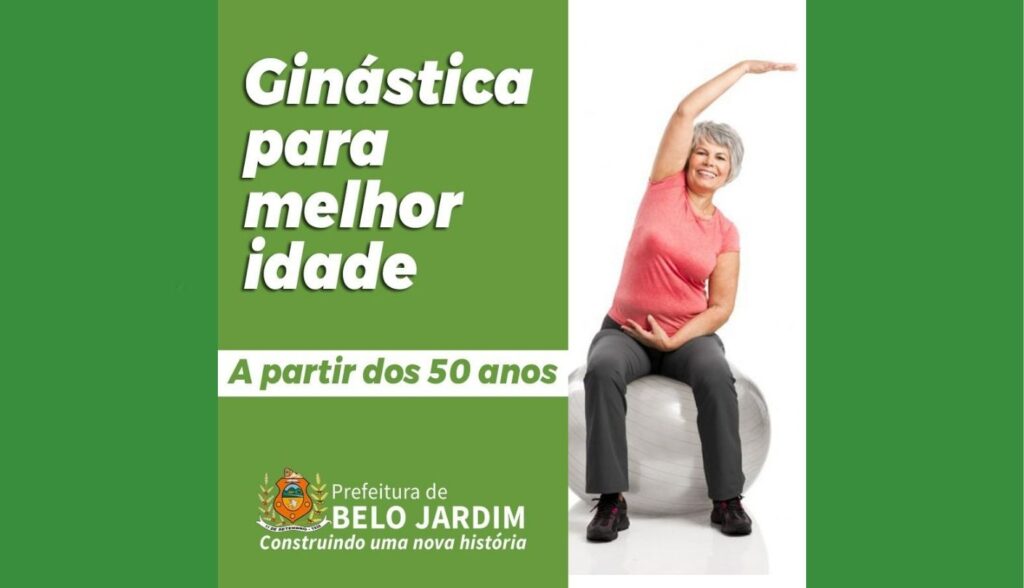 Prefeitura de Belo Jardim abre inscrições para aulas de ginástica para melhor idade