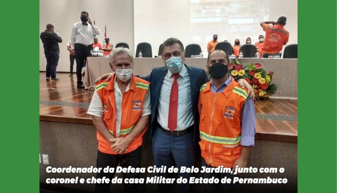 Defesa Civil de Belo Jardim participa da Semana Nacional de Redução de Desastres, em Recife