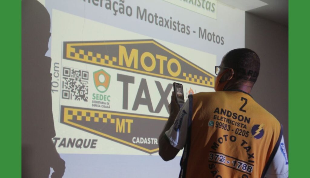 Sedec utiliza de QR CODE para identificação de mototaxistas