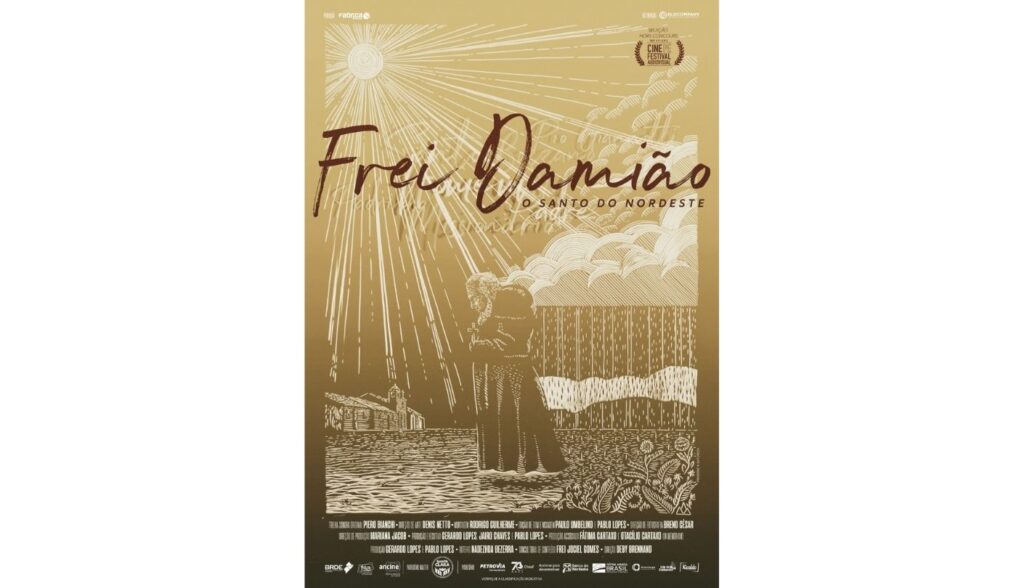 Depois de lotar salas, Filme Frei Damião - O Santo do Nordeste entra para segunda semana de exibição no Centerplex Caruaru