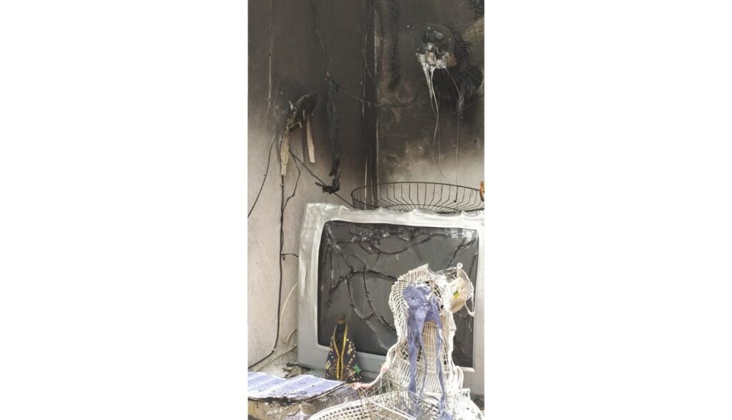 Imagem de Nossa Senhora Aparecida fica intacta durante incêndio em residência de Palmares