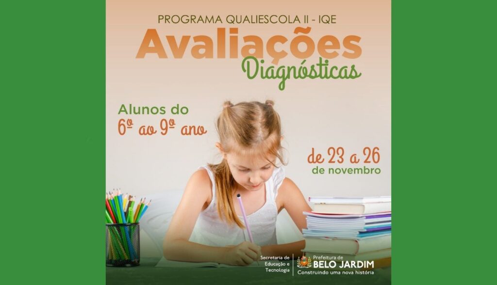 Estudantes dos anos finais do Ensino Fundamental participam da avaliação diagnóstica do IQE