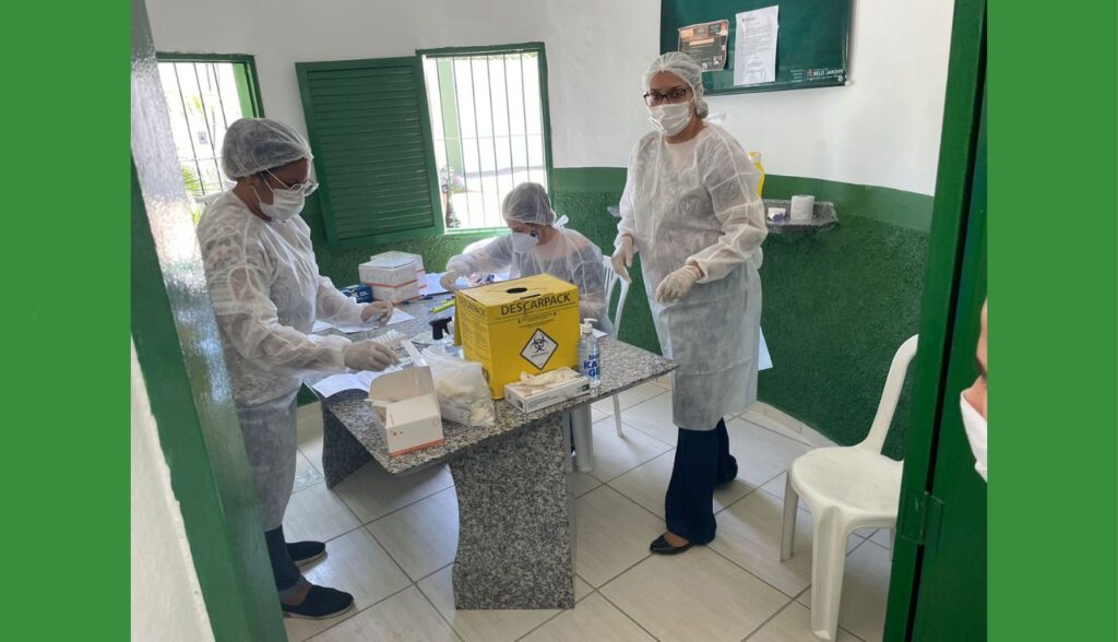 Escola municipal de Belo Jardim realiza manhã de testagem para Covid com a comunidade educativa