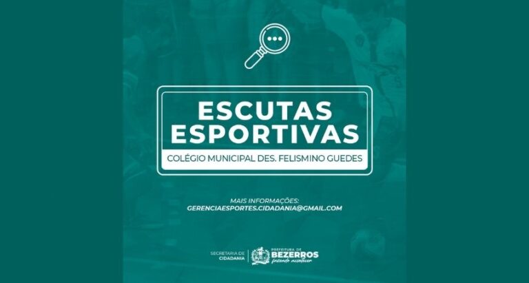 Gerência de Esportes promove “Escutas Esportivas” com mais de 30 modalidades em Bezerros