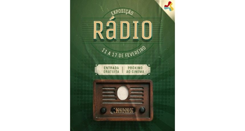 Exposição 'Rádio' é realizada a partir desta sexta-feira (11) em shopping de Caruaru