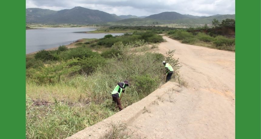 Vila da Barragem recebe o mega mutirão de limpeza e manutenção; bairro Tereza Mendonça já está em fase de conclusão