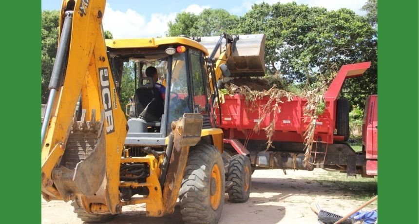 Prefeitura realiza mutirão de limpeza, conscientização e preservação ambiental na Cachoeira do Bitury e em Taboquinha