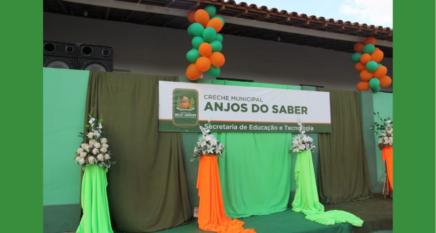 Prefeitura de Belo Jardim reinaugura creche com mais 50 novas vagas em Xucuru