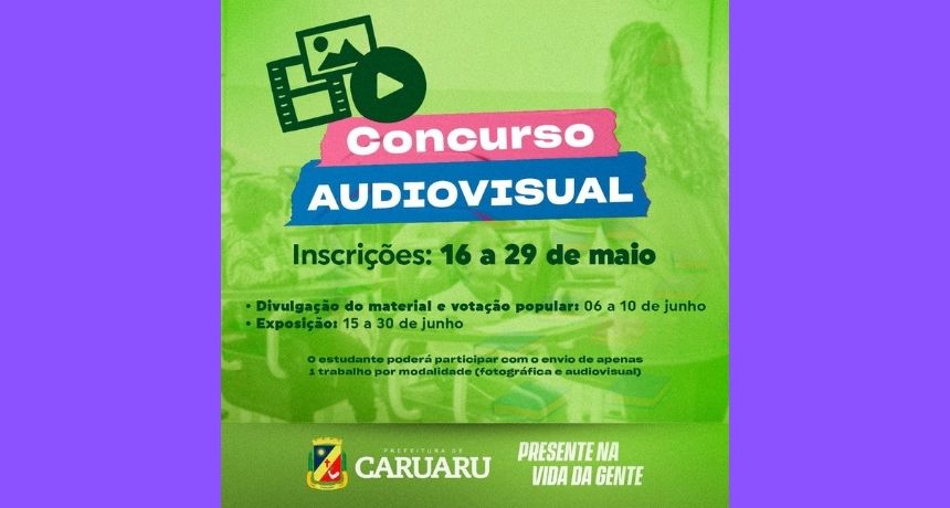 Educação lança concurso audiovisual “Um olhar sobre o país de Caruaru”