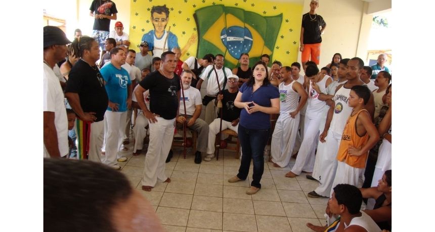 Lei proposta por Priscila Krause possibilita parcerias para ensino da capoeira nas escolas de Pernambuco