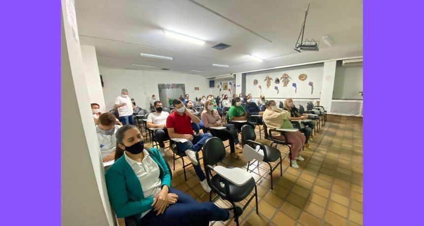 Inspetores sanitários passam por treinamento para o São João