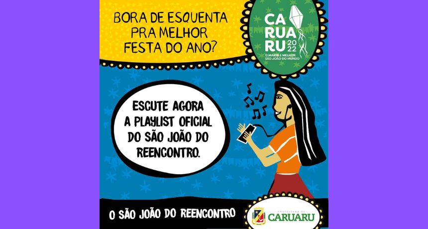 São João de Caruaru está presente no Spotify