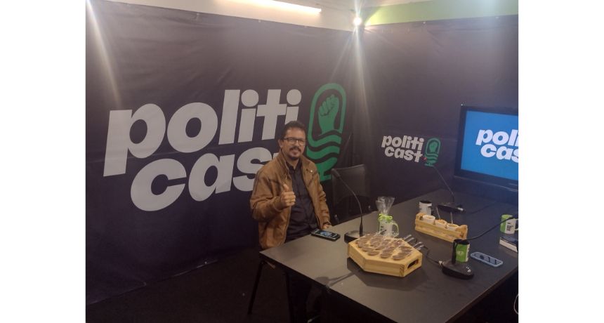 Delegado Rossine surpreendeu no PolitCast na 87 FM pelo preparo e conteúdo