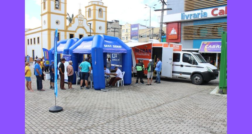 AMTTC promove ação socioeducativa em parceria com o Detran Itinerante e SEST/SENAT