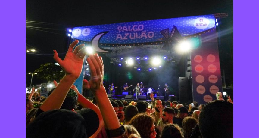 Rock, MPB e Maracatu marcam segunda noite do Polo Azulão