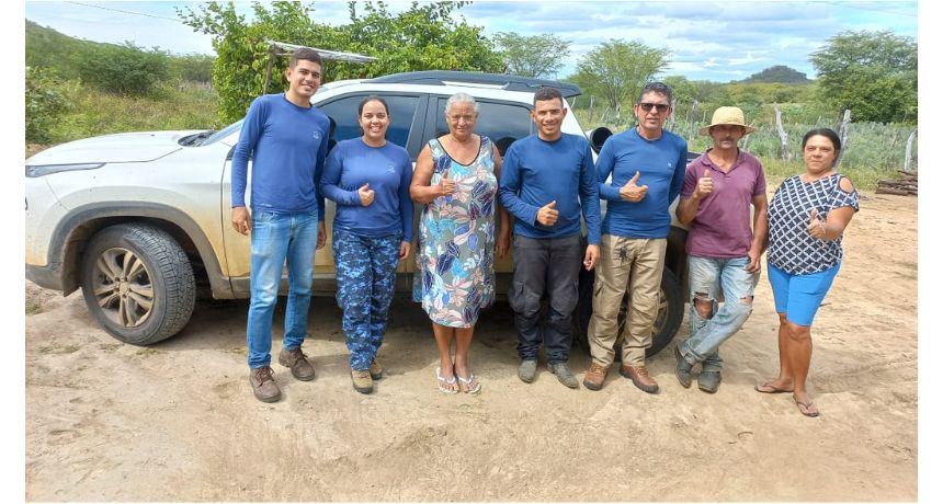 Equipe técnica do Iterpe realiza georreferenciamento em imóveis rurais no município de Serra Talhada