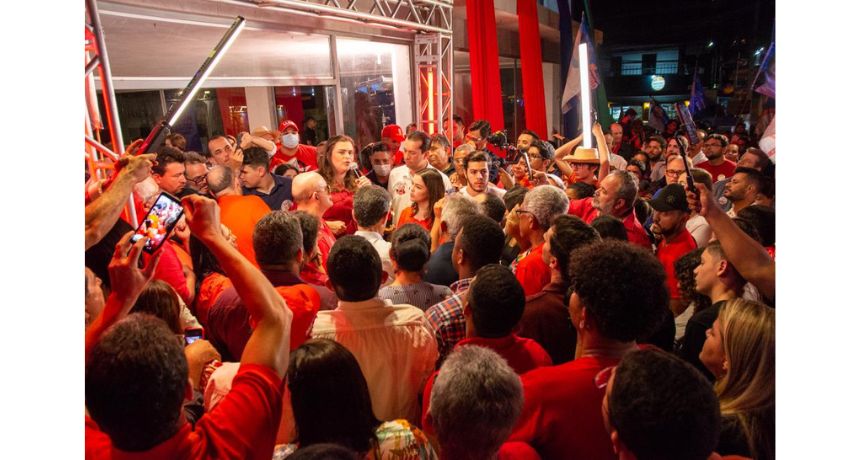 Marília Arraes e André de Paula inauguram comitê central da majoritária em Caruaru