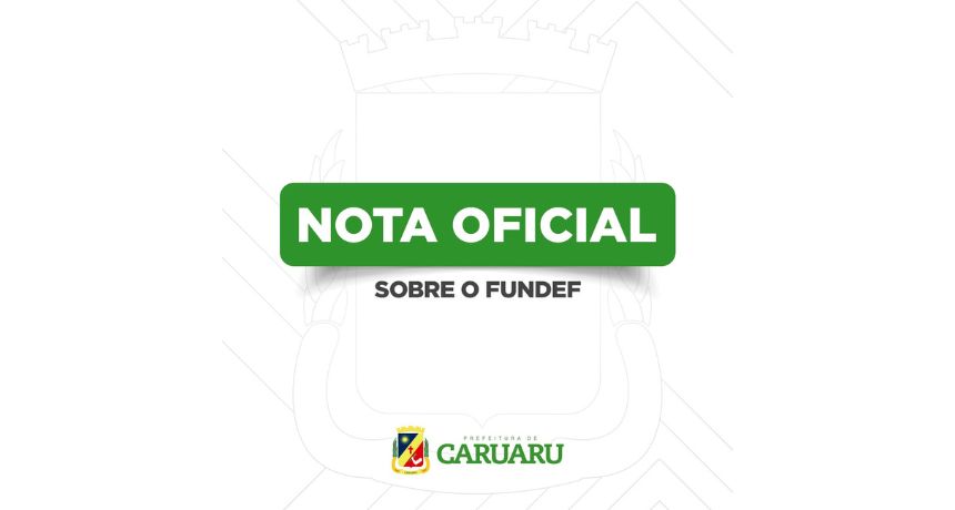 NOTA – Golpes em nome do prefeito Rodrigo Pinheiro e da prefeitura de Caruaru
