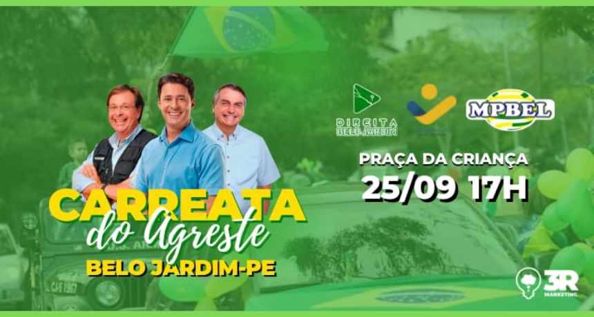 Carreata do Agreste será realizada no próximo domingo em Belo Jardim