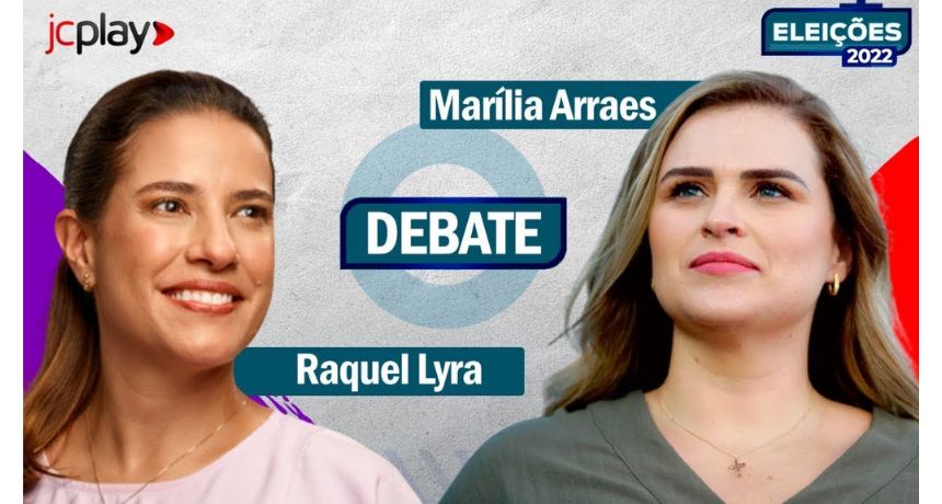 Assista AO VIVO o debate entre as Candidatas ao Governo de Pernambuco Raquel Lyra e Marília Arraes terça-feira (25)