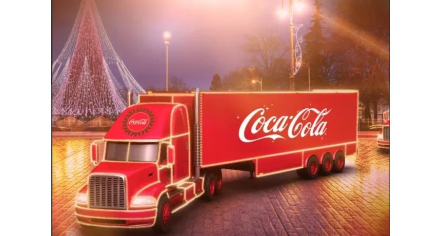 Confira a rota dos caminhões iluminados da caravana de Natal da Coca-Cola em Caruaru