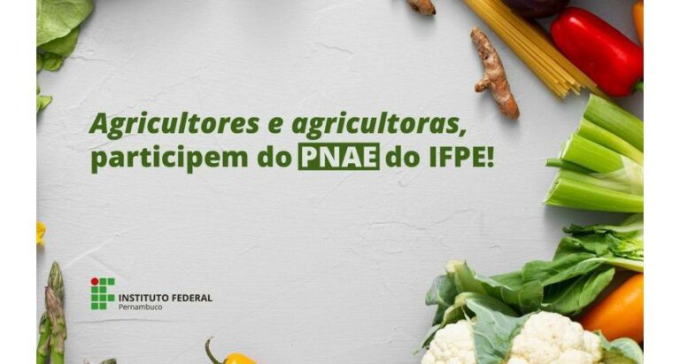 IFPE Belo Jardim abre Chamada Pública para compra de alimentos