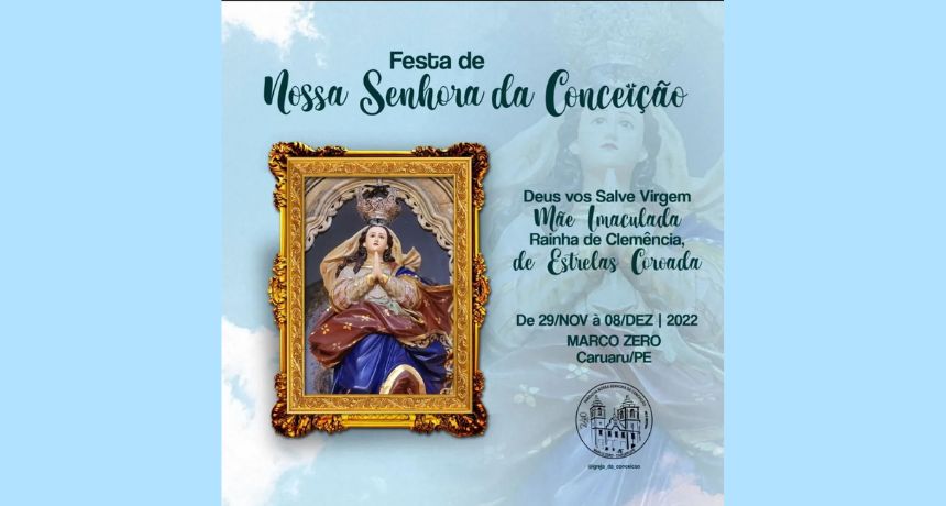 Festa de Nossa Senhora da Conceição, em Caruaru, tem início nesta terça-feira (29)