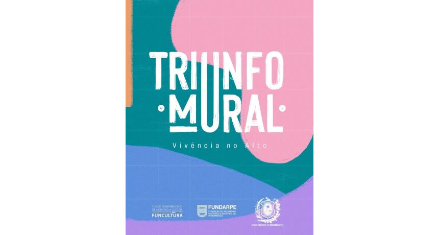 Projeto "Triunfo Mural - Vivência no Alto" realiza oficinas gratuitas de pintura mural e stencil no Sertão do Pajeú