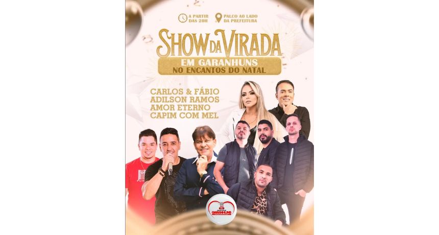 Garanhuns divulga programação do Show da Virada com atrações culturais