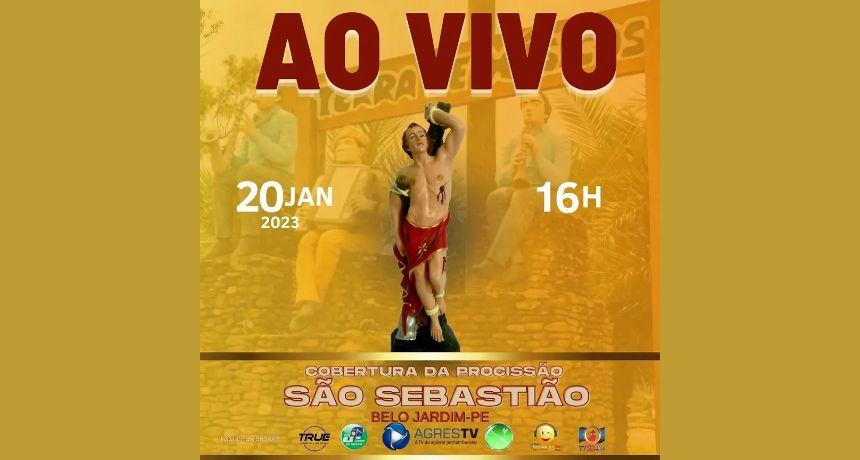 Assista AO VIVO: Procissão e Santa Missa do Co-Padroeiro de Belo Jardim-PE