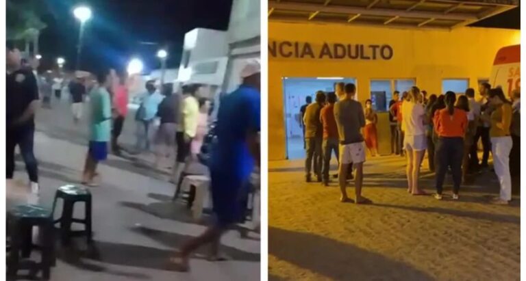 Chacina em São João aconteceu na noite da quinta-feira (26) — Foto: Reprodução/WhatsApp e TV Globo