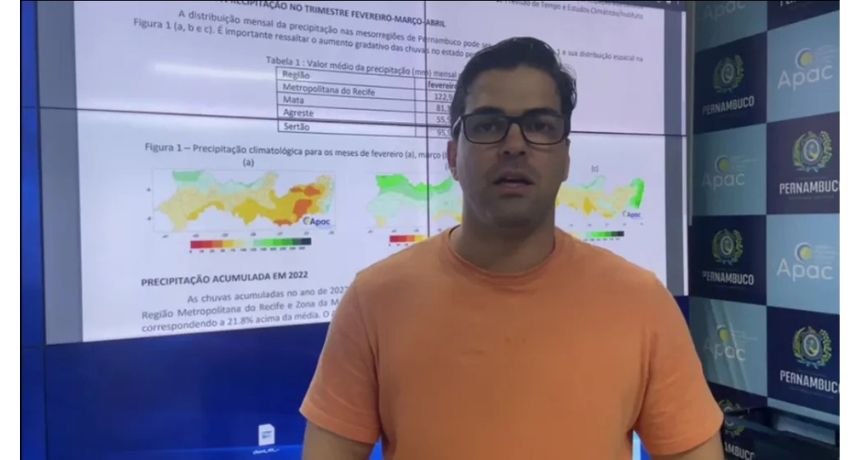 Apac prevê chuva 'entre normal e acima da média' em Pernambuco em fevereiro, março e abril; entenda motivo