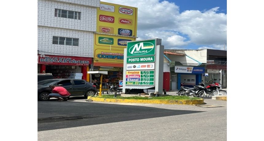 Litro da gasolina chega a 5,49 em Belo Jardim após retorno de impostos federais