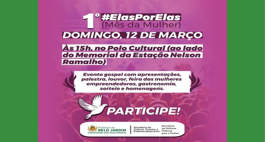 Elas por Elas: Prefeitura de Belo Jardim realiza o primeiro evento gospel alusivo às mulheres da cidade