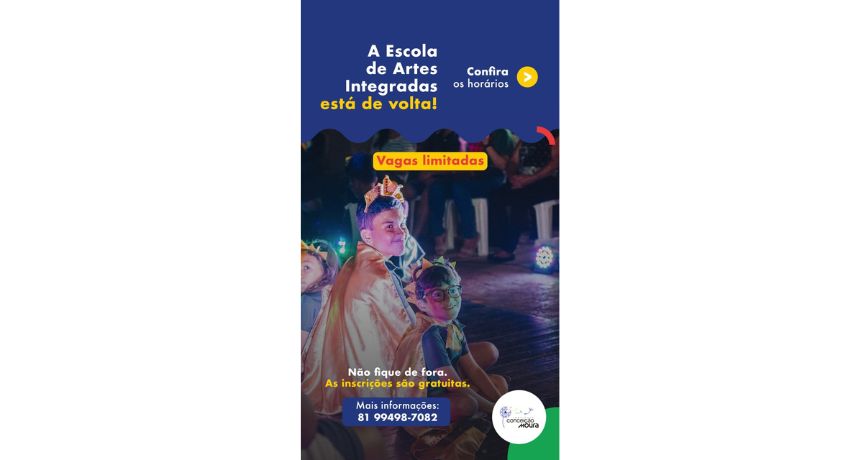 Turmas de teatro e música promovidas pelo Instituto Conceição Moura estão com inscrições abertas