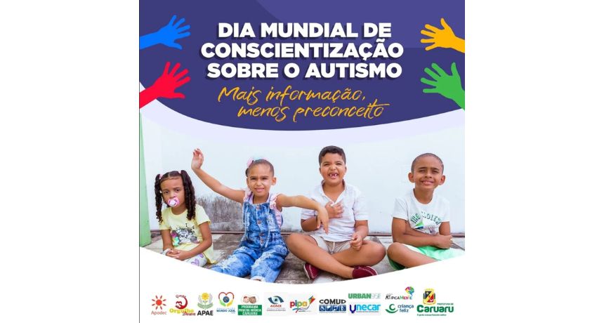 Programação em alusão ao Dia Mundial de Conscientização sobre o Autismo é realizada em Caruaru