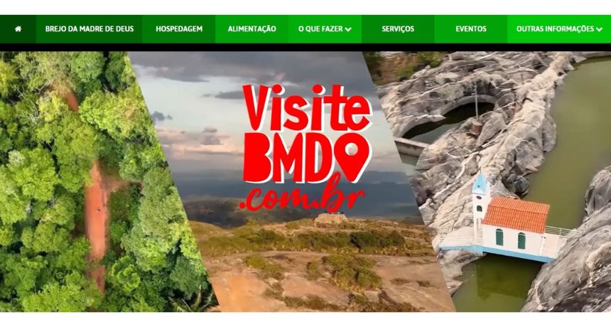 Site Visite BMD é lançado pela Secretaria de Comunicação da Prefeitura do Brejo da Madre de Deus