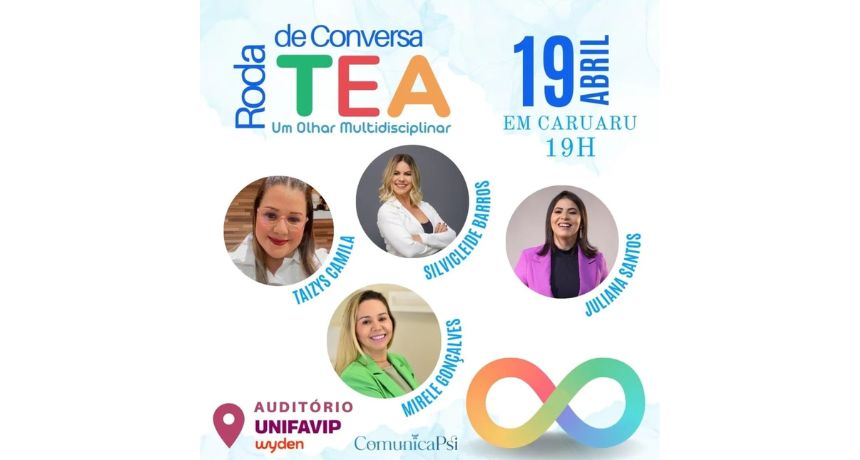 Centro universitário promove roda de conversa gratuita sobre autismo em Caruaru